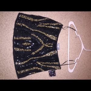 Nasty Gal Sequin Mini Skirt